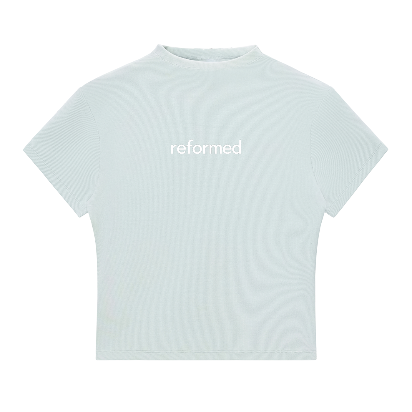 Reformed Slim Mock Neck Tee