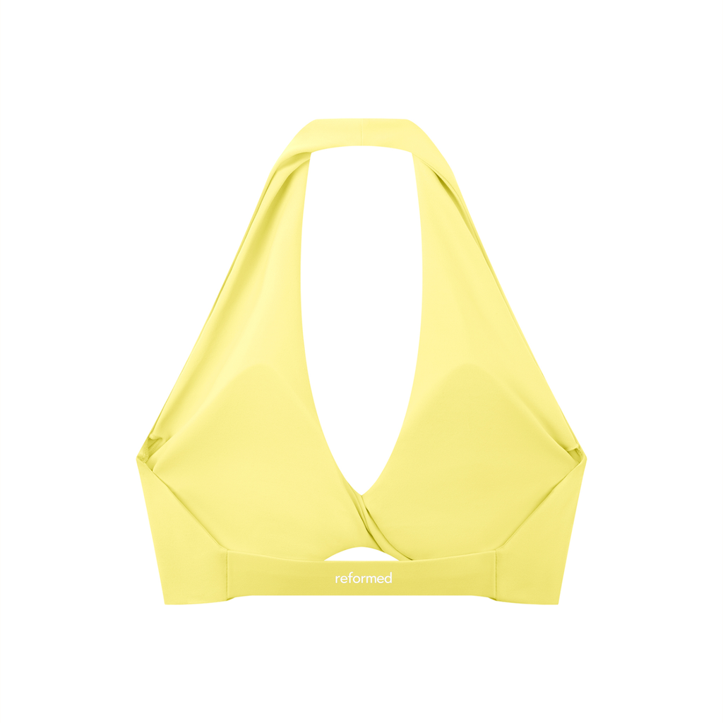 Reformed Sculpt Halter Sports Bra