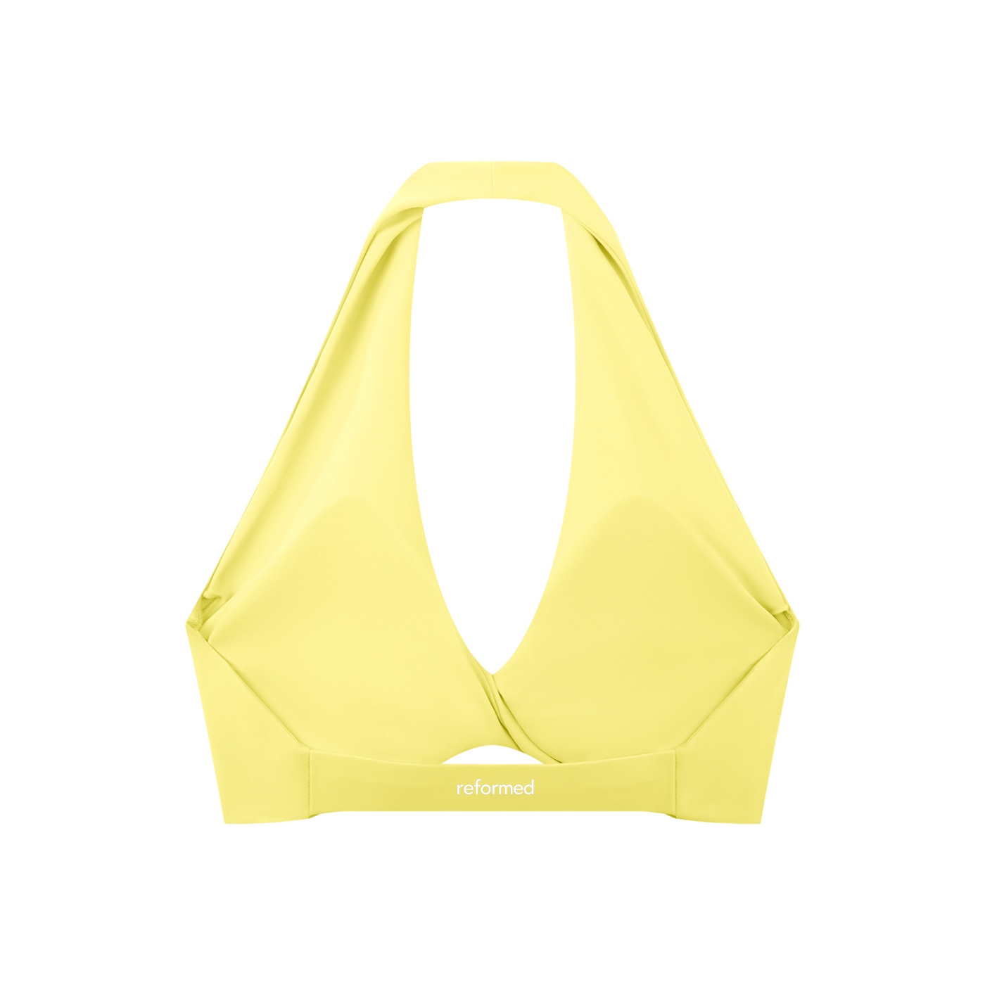 Reformed Sculpt Halter Sports Bra