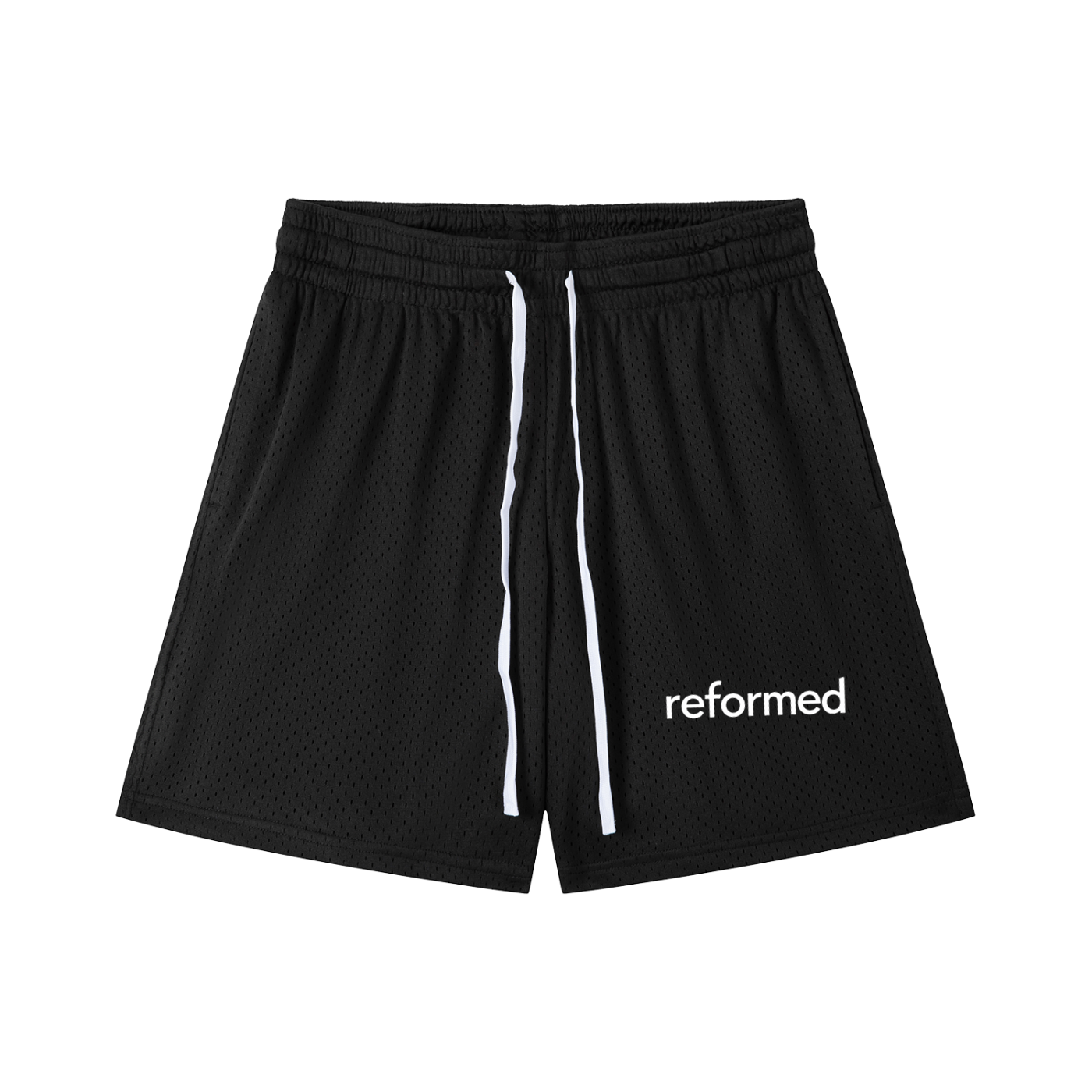 Reformed Mesh Drawstring Shorts