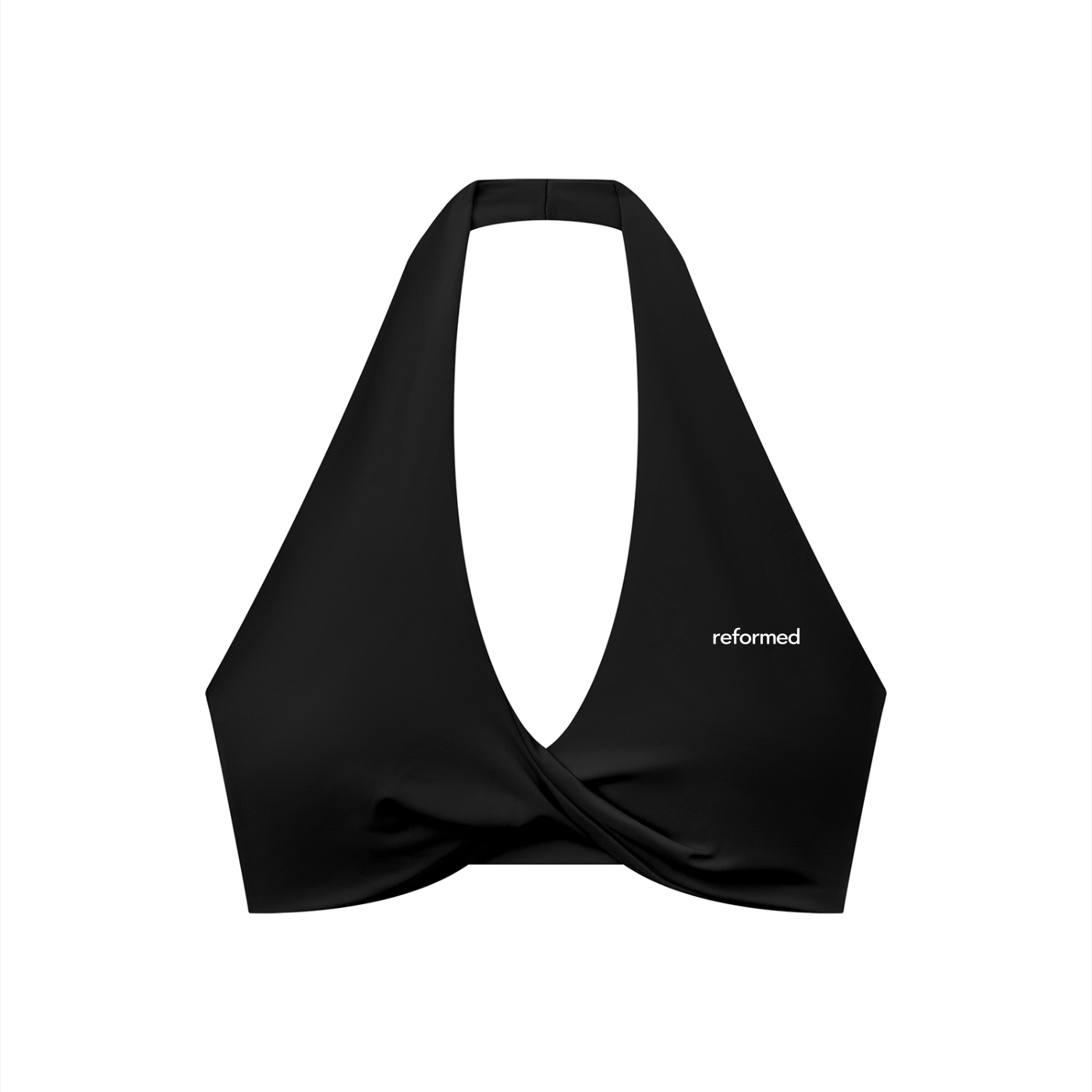 Reformed Sculpt Halter Sports Bra