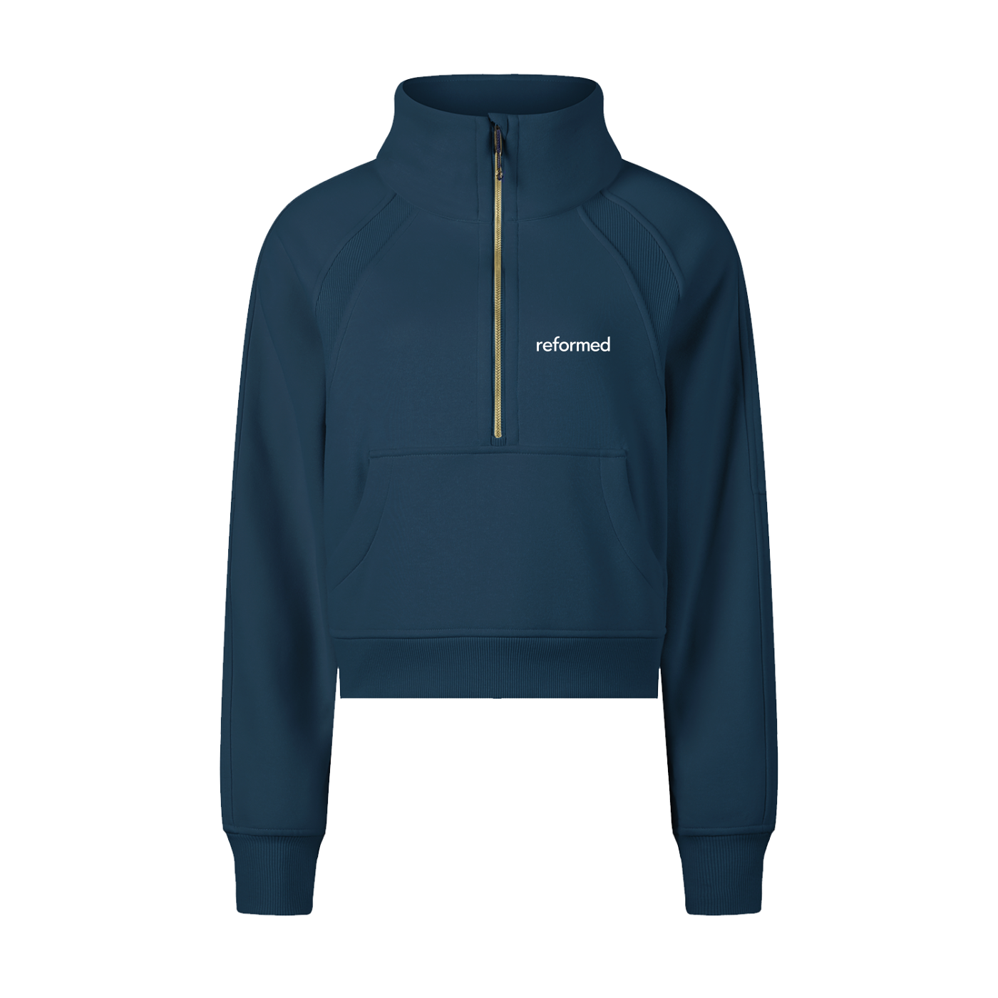 Reformed Sculpt Cropped Half-Zip