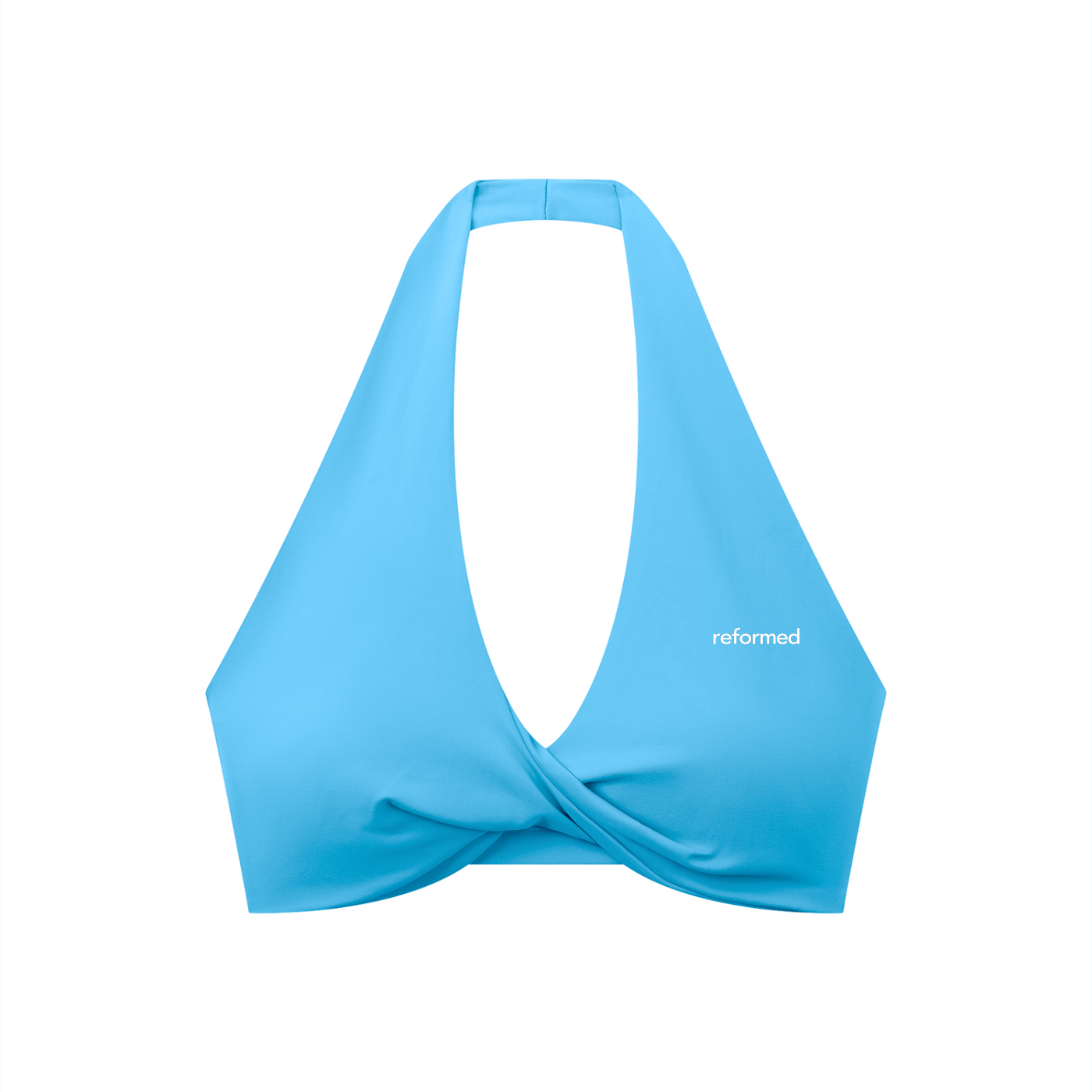 Reformed Sculpt Halter Sports Bra