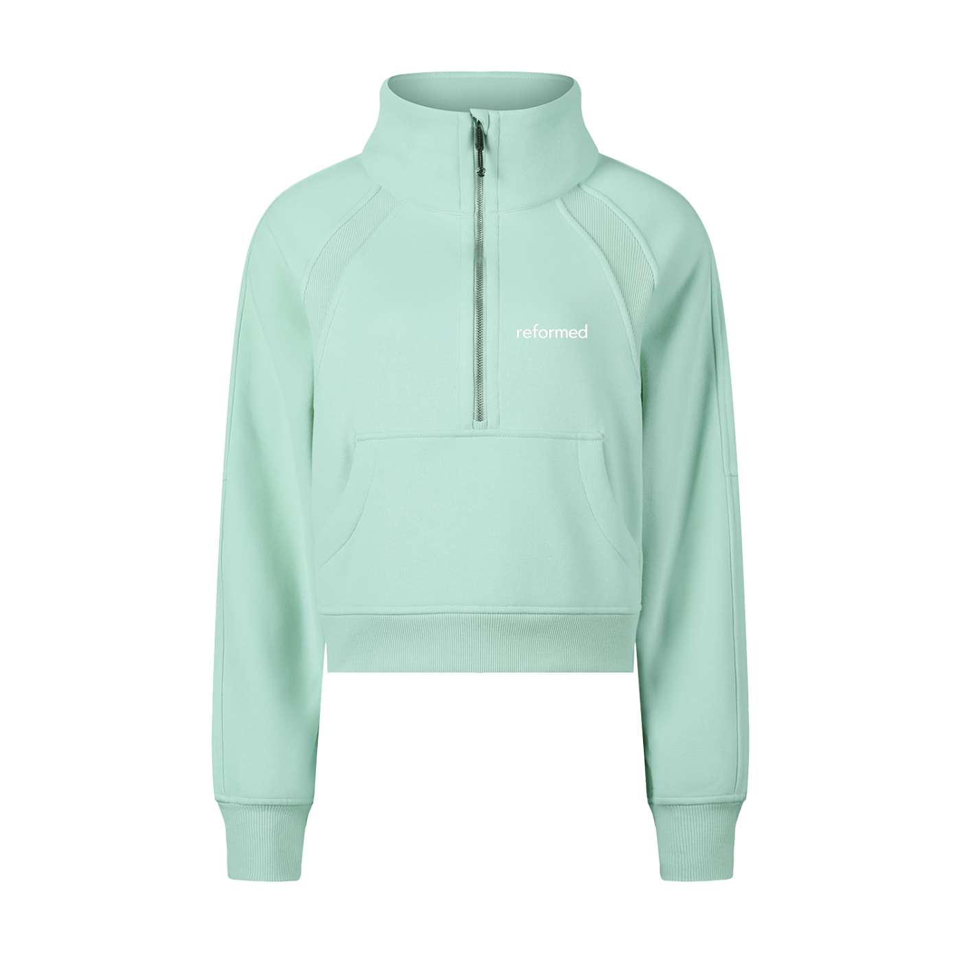 Reformed Sculpt Cropped Half-Zip