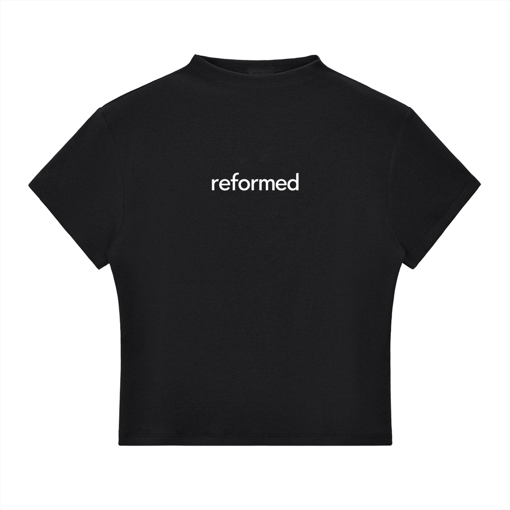 Reformed Slim Mock Neck Tee
