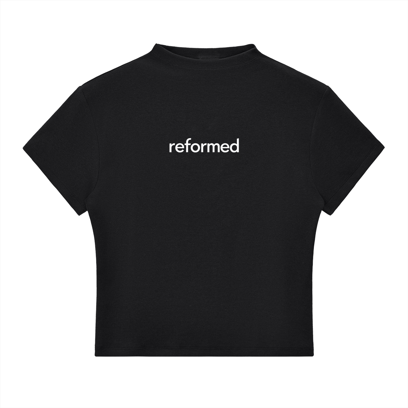 Reformed Slim Mock Neck Tee