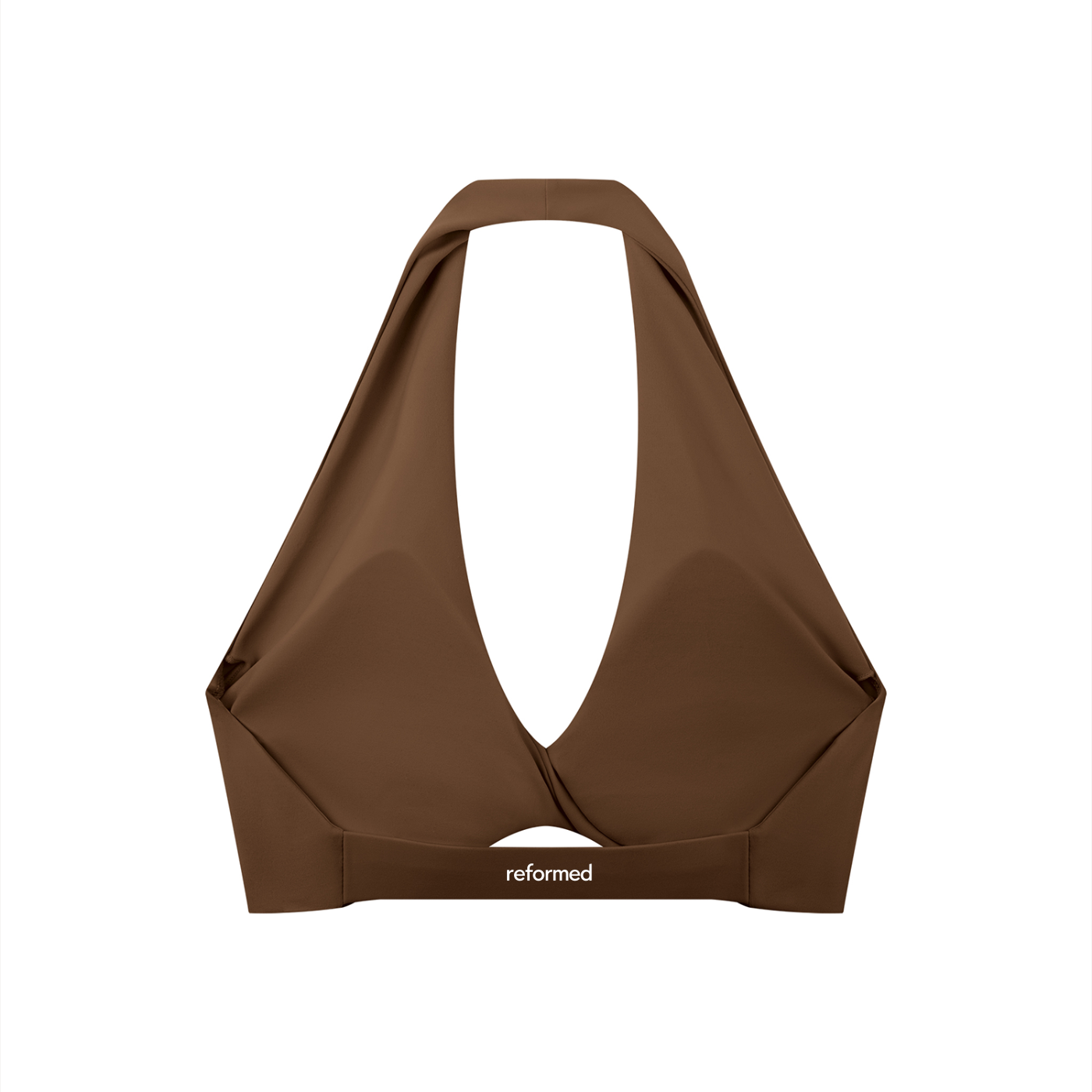 Reformed Sculpt Halter Sports Bra