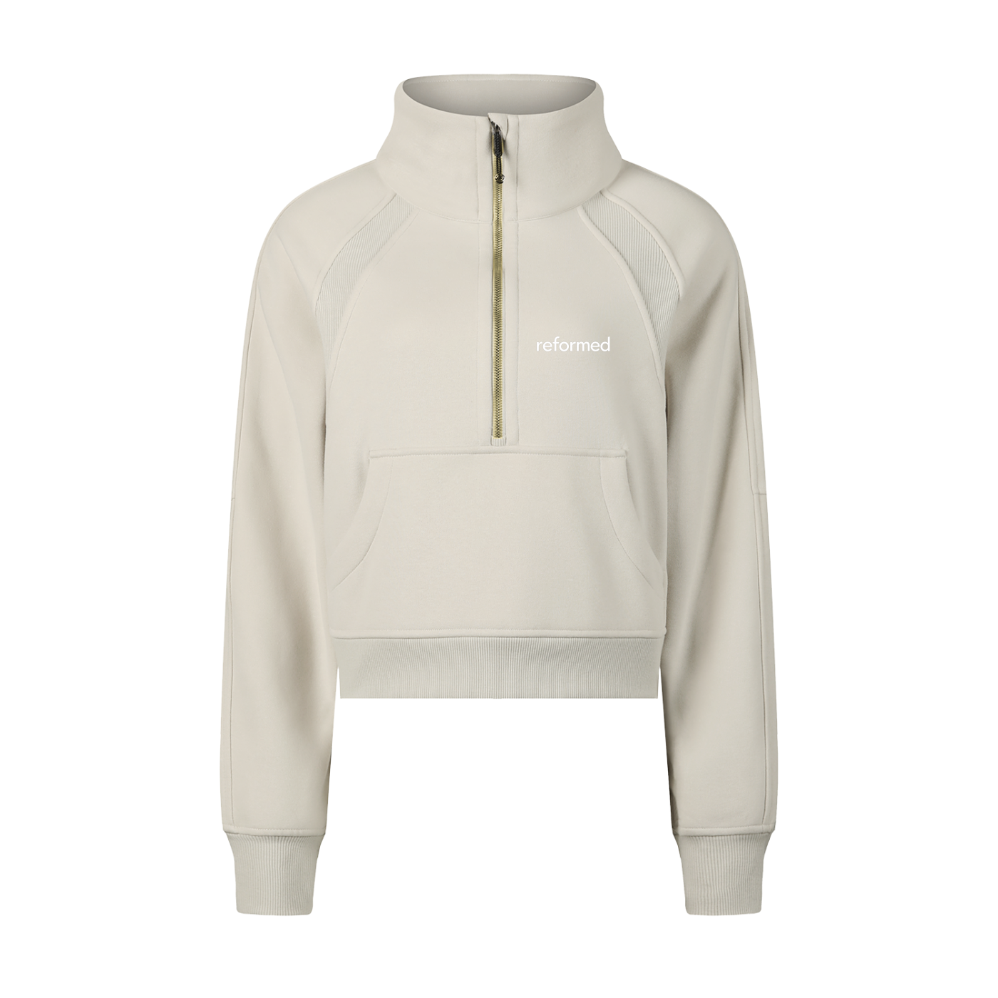 Reformed Sculpt Cropped Half-Zip
