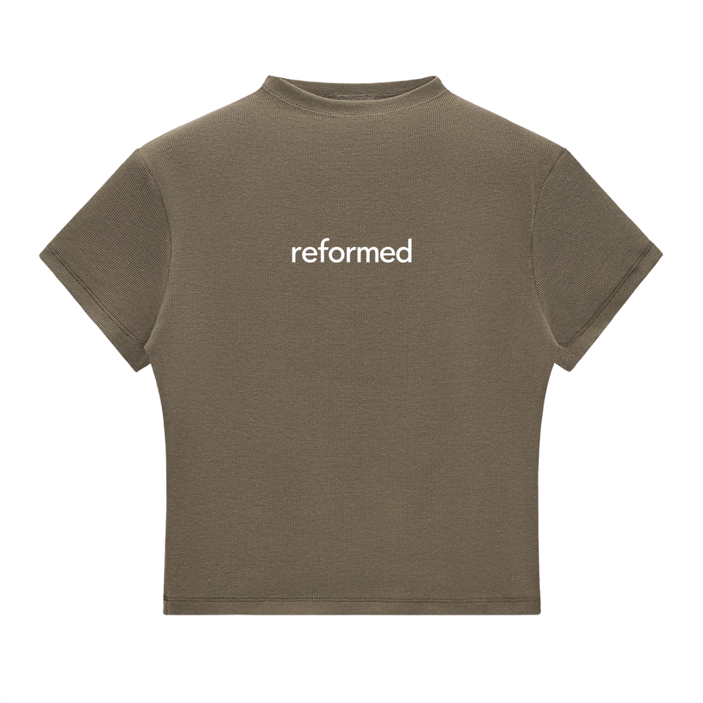 Reformed Slim Mock Neck Tee