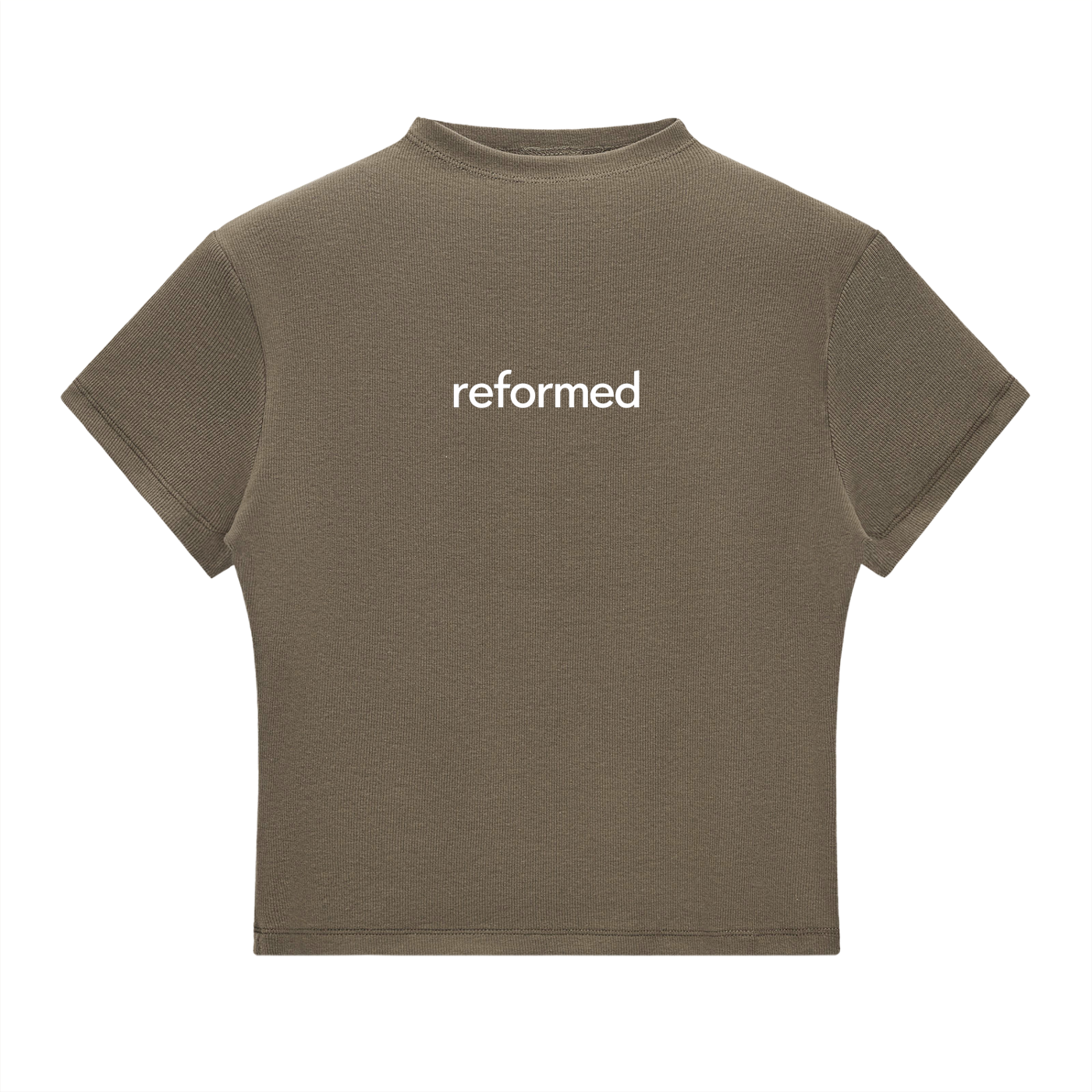 Reformed Slim Mock Neck Tee