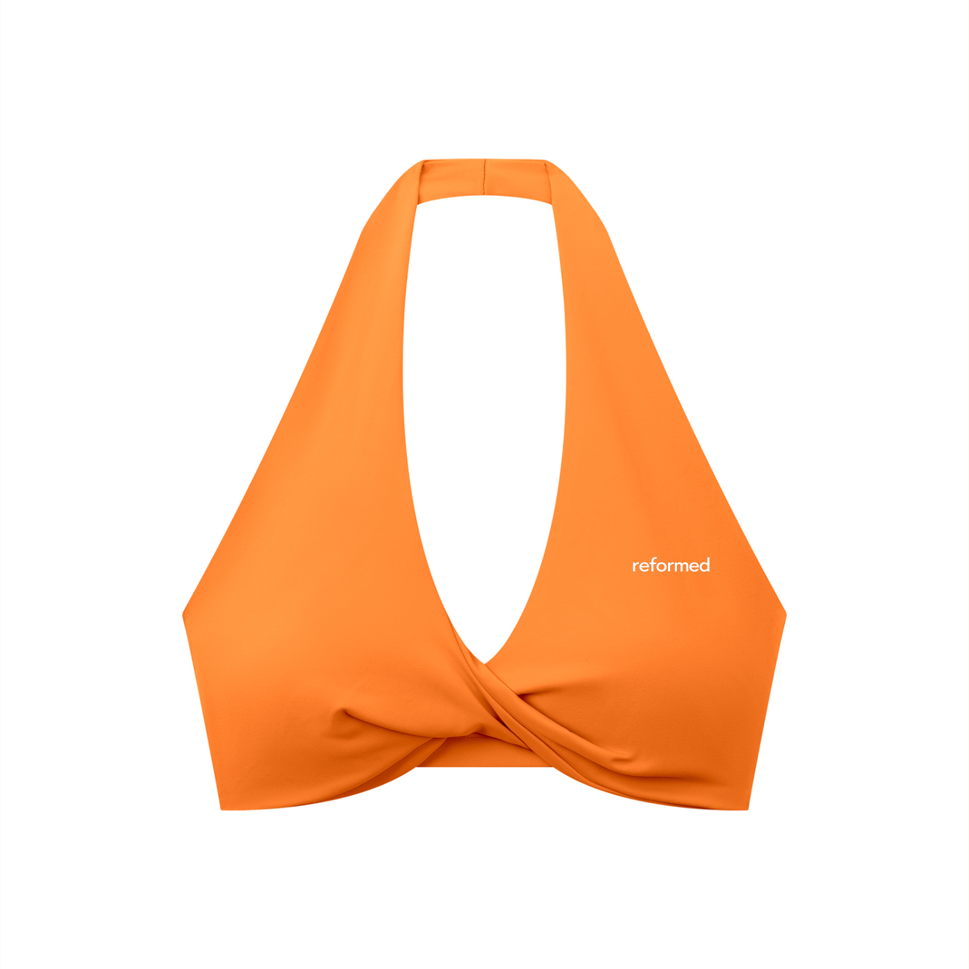 Reformed Sculpt Halter Sports Bra