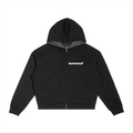 Reformed Plaid Boxy Zip Hoodie