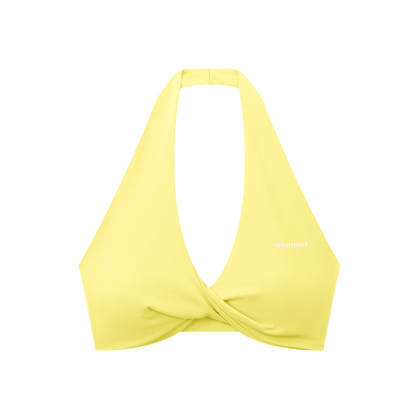 Reformed Sculpt Halter Sports Bra