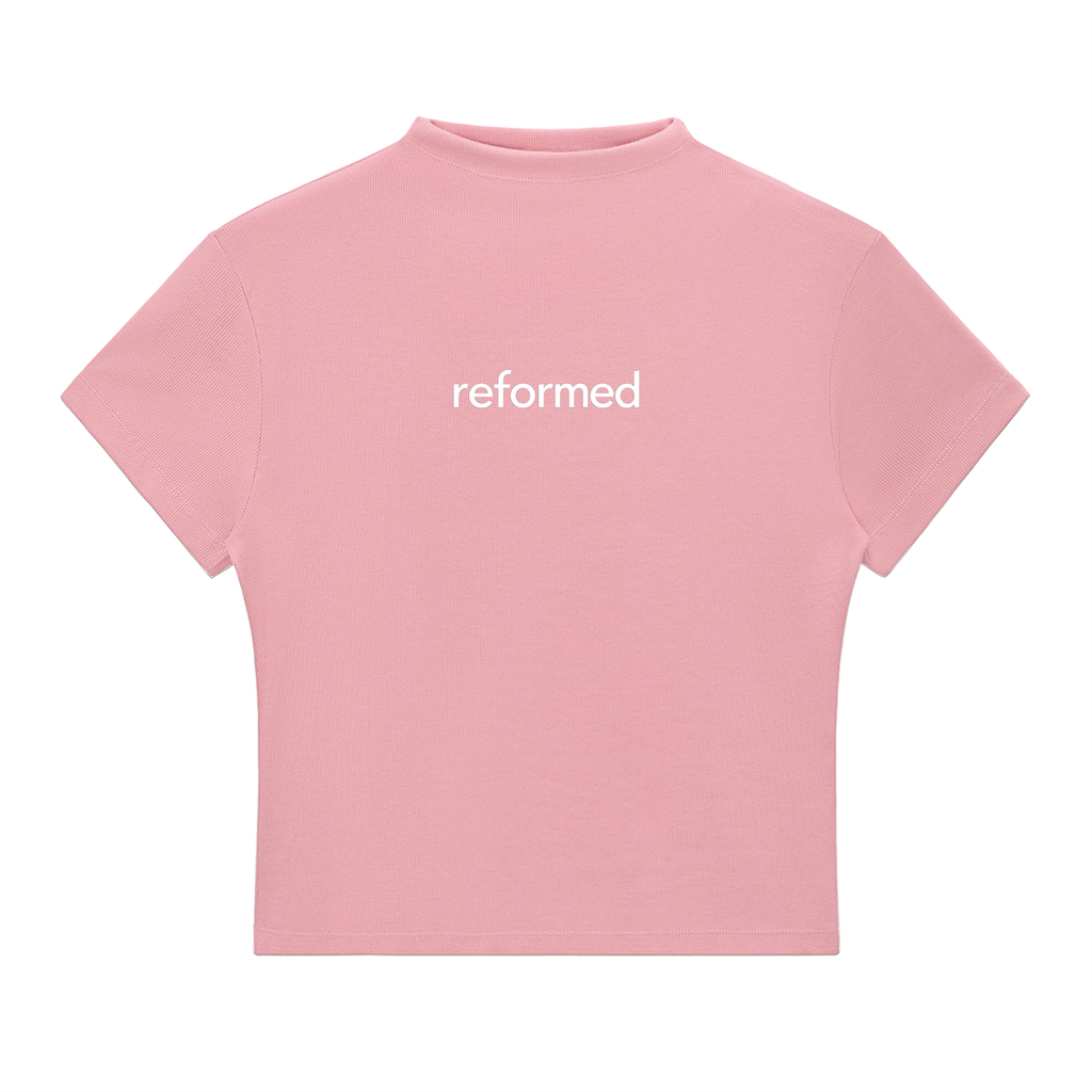 Reformed Slim Mock Neck Tee