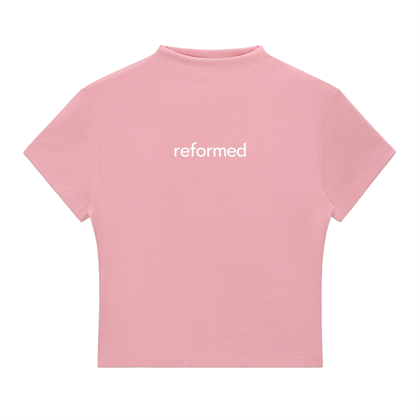 Reformed Slim Mock Neck Tee
