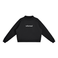 Reformed Essential Mock Neck Fleece Sweatshirt