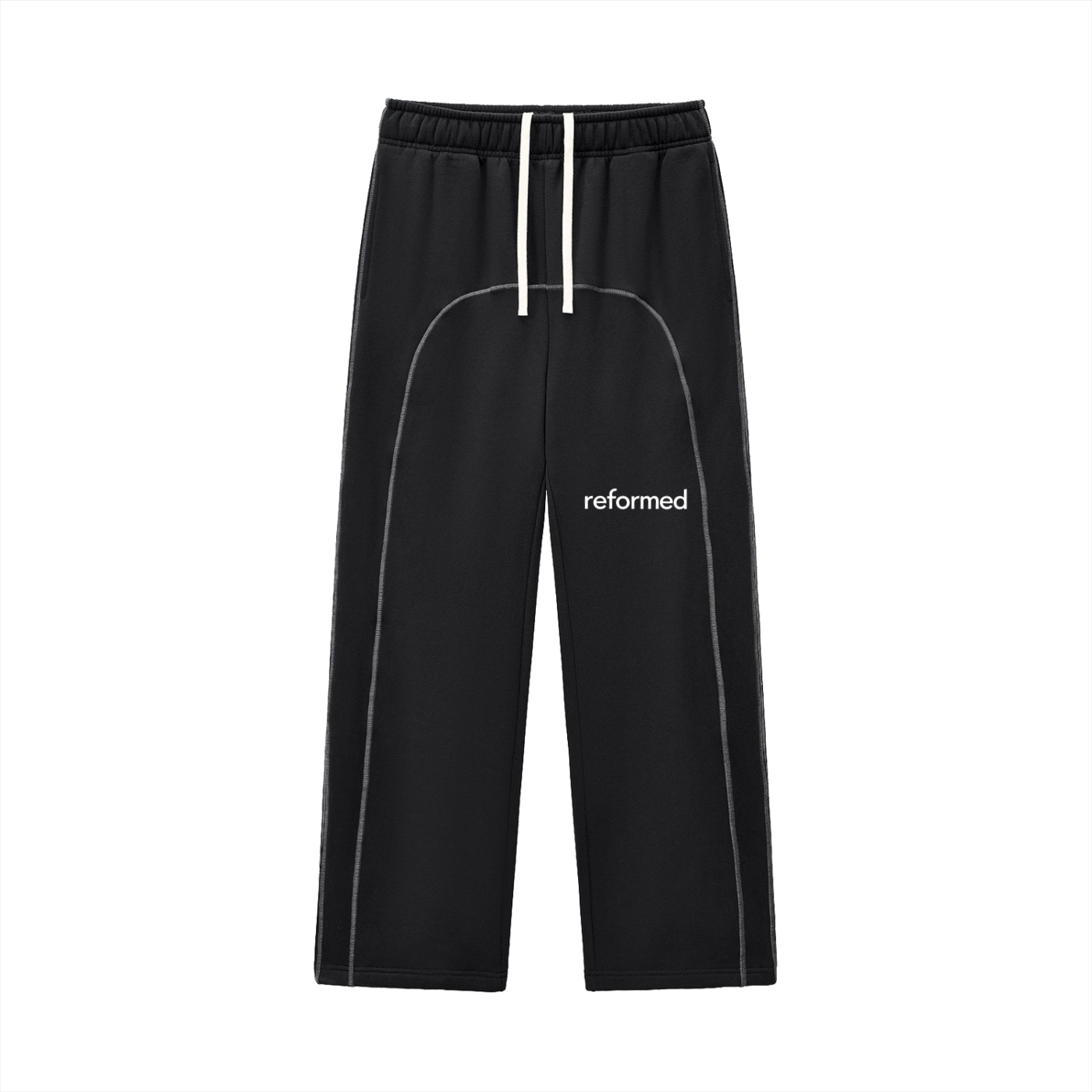 Reformed Contrast-Stitched Sweatpants
